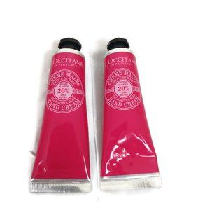 L'OCCITANE Limited Edition 20% Shea Butter Rose Hand Cream 30ML X 2 New